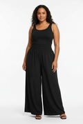 High Waist Flare Pants - full body front view