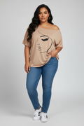Hollow Out Off Shoulder Top