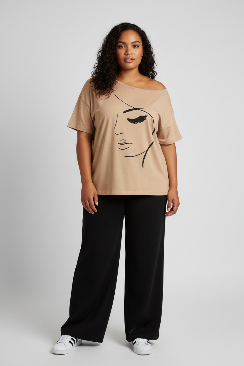 Hollow Out Off Shoulder Top