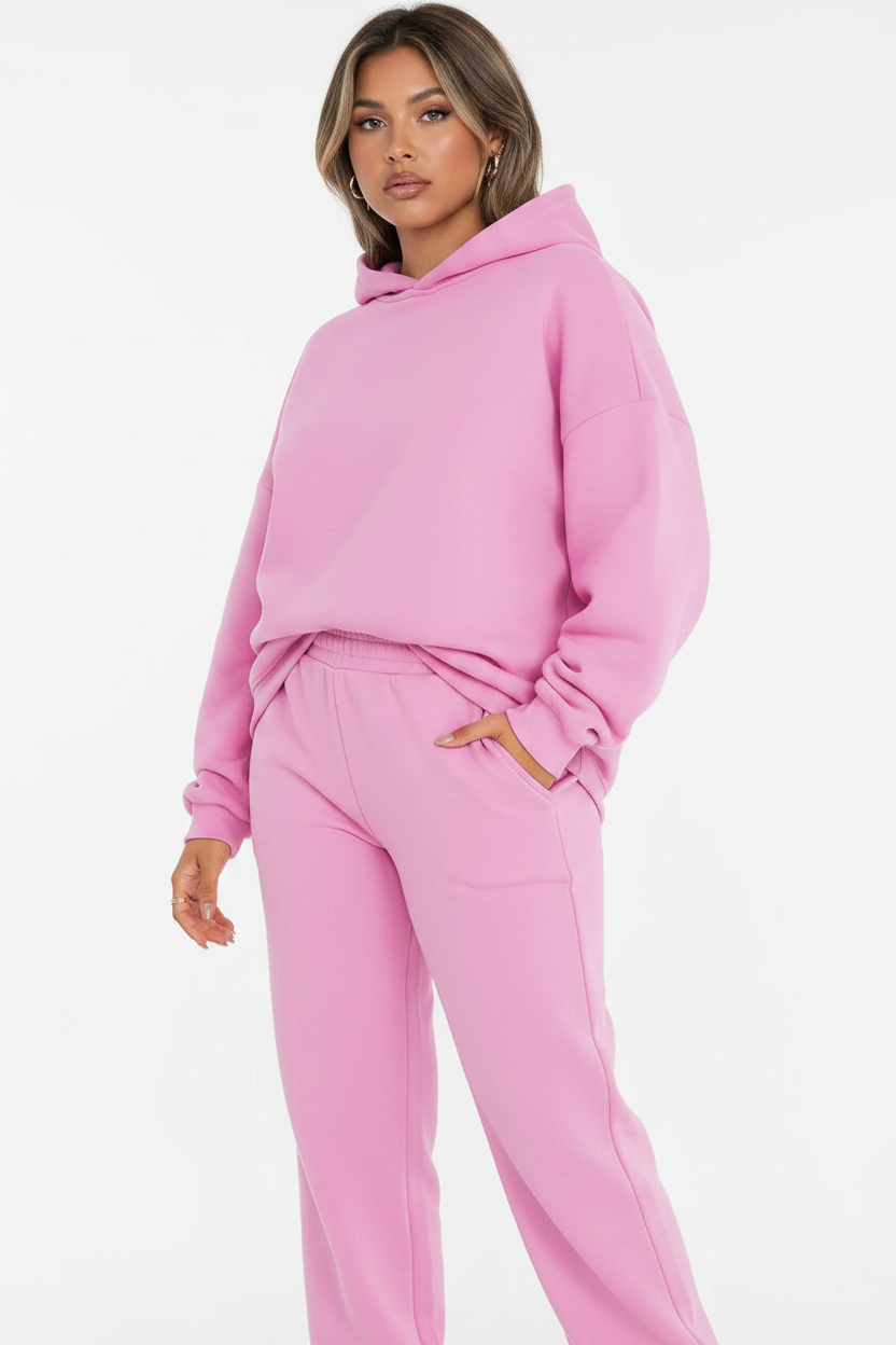 Oversized Hoodie - Pink