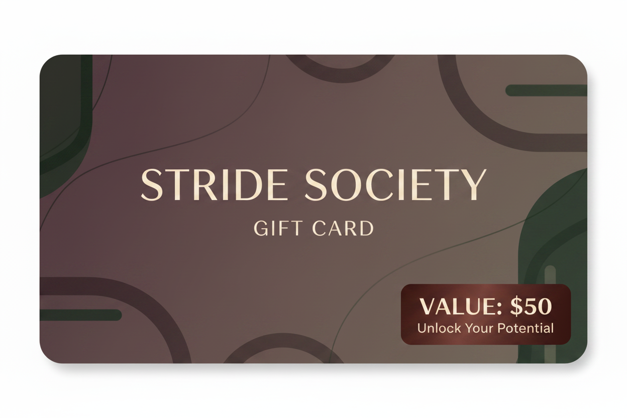 Stride Society Gift Card – bold dark pastel