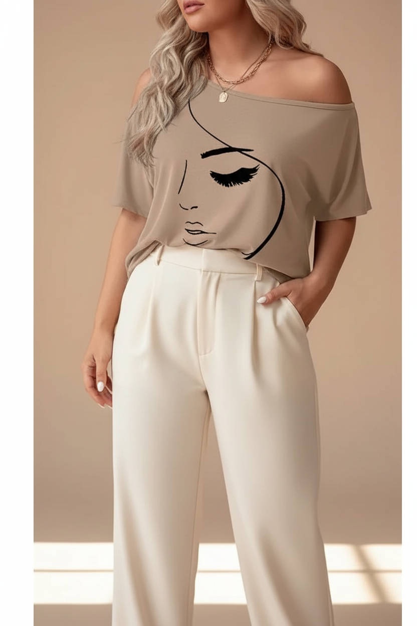 The Sage Top – Wide Leg Trousers